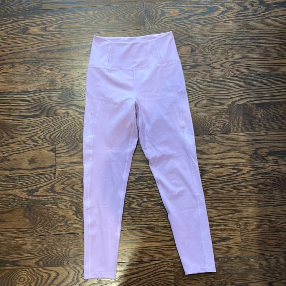 girlfriend collective purple leggings